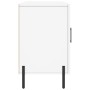 Aparador de madera de ingeniería blanco 100x36x60 cm de vidaXL, Aparadores - Ref: Foro24-828180, Precio: 93,44 €, Descuento: %