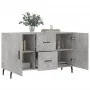 Concrete gray engineered wood sideboard 100x36x60 cm by vidaXL, Sideboards - Ref: Foro24-828192, Price: 100,30 €, Discount: %