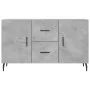 Concrete gray engineered wood sideboard 100x36x60 cm by vidaXL, Sideboards - Ref: Foro24-828192, Price: 100,30 €, Discount: %