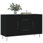 Aparador de madera de ingeniería negro 100x36x60 cm de vidaXL, Aparadores - Ref: Foro24-828165, Precio: 100,87 €, Descuento: %