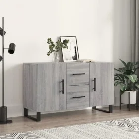 Aparador de madera de ingeniería gris Sonoma 100x36x60 cm de vidaXL, Aparadores - Ref: Foro24-828202, Precio: 117,45 €, Descu...