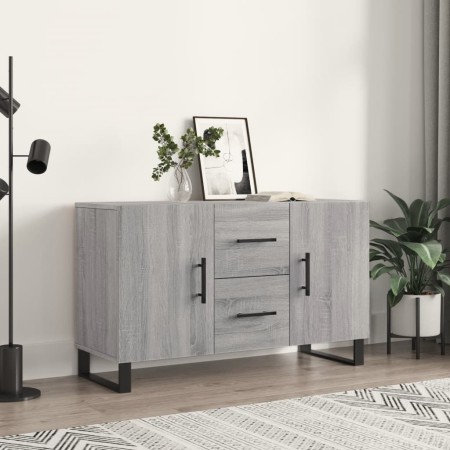 Aparador de madera de ingeniería gris Sonoma 100x36x60 cm de vidaXL, Aparadores - Ref: Foro24-828202, Precio: 119,44 €, Descu...
