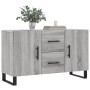 Aparador de madera de ingeniería gris Sonoma 100x36x60 cm de vidaXL, Aparadores - Ref: Foro24-828202, Precio: 119,44 €, Descu...