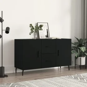 Aparador de madera de ingeniería negro 100x36x60 cm de vidaXL, Aparadores - Ref: Foro24-828189, Precio: 87,41 €, Descuento: %