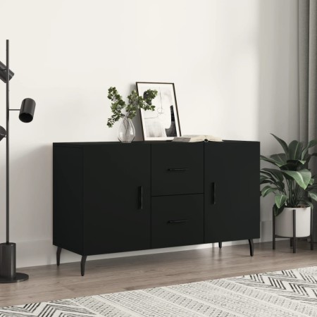 Aparador de madera de ingeniería negro 100x36x60 cm de vidaXL, Aparadores - Ref: Foro24-828189, Precio: 89,56 €, Descuento: %
