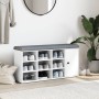 Banco zapatero madera de ingeniería blanco 102x32x50 cm en Bancos para recibidores y almacenamiento | Comprar online en Foru.es