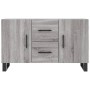 Aparador de madera de ingeniería gris Sonoma 100x36x60 cm de vidaXL, Aparadores - Ref: Foro24-828202, Precio: 119,44 €, Descu...