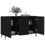 Aparador de madera de ingeniería negro 100x36x60 cm de vidaXL, Aparadores - Ref: Foro24-828189, Precio: 89,56 €, Descuento: %