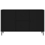 Aparador de madera de ingeniería negro 100x36x60 cm de vidaXL, Aparadores - Ref: Foro24-828189, Precio: 89,56 €, Descuento: %