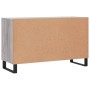 Aparador de madera de ingeniería gris Sonoma 100x36x60 cm de vidaXL, Aparadores - Ref: Foro24-828202, Precio: 119,44 €, Descu...