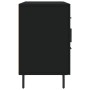 Aparador de madera de ingeniería negro 100x36x60 cm de vidaXL, Aparadores - Ref: Foro24-828189, Precio: 89,56 €, Descuento: %