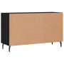 Aparador de madera de ingeniería negro 100x36x60 cm de vidaXL, Aparadores - Ref: Foro24-828189, Precio: 89,56 €, Descuento: %