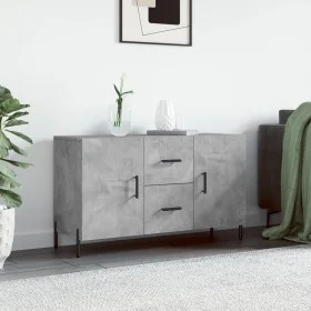 Betongraues Sideboard aus Holzwerkstoff, 100 x 36 x 60 cm von vidaXL, Sideboards - Ref: Foro24-828184, Preis: 103,14 €, Rabat...