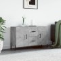 Aparador de madera de ingeniería gris hormigón 100x36x60 cm de vidaXL, Aparadores - Ref: Foro24-828184, Precio: 104,76 €, Des...