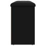 Banco zapatero madera de ingeniería negro 102x32x50 cm en Bancos para recibidores y almacenamiento | Comprar online en Foru.es