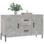 Aparador de madera de ingeniería gris hormigón 100x36x60 cm de vidaXL, Aparadores - Ref: Foro24-828184, Precio: 104,76 €, Des...