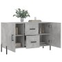 Aparador de madera de ingeniería gris hormigón 100x36x60 cm de vidaXL, Aparadores - Ref: Foro24-828184, Precio: 104,76 €, Des...