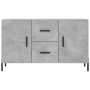 Aparador de madera de ingeniería gris hormigón 100x36x60 cm de vidaXL, Aparadores - Ref: Foro24-828184, Precio: 104,76 €, Des...