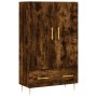 Aparador alto madera de ingeniería roble ahumado 69,5x31x115 cm de vidaXL, Aparadores - Ref: Foro24-828225, Precio: 86,04 €, ...