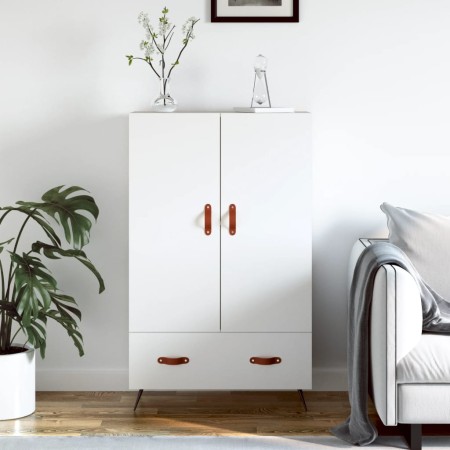 Aparador alto madera de ingeniería blanco 69,5x31x115 cm de vidaXL, Aparadores - Ref: Foro24-828204, Precio: 89,52 €, Descuen...