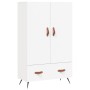 Aparador alto madera de ingeniería blanco 69,5x31x115 cm de vidaXL, Aparadores - Ref: Foro24-828204, Precio: 89,52 €, Descuen...