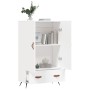 Aparador alto madera de ingeniería blanco 69,5x31x115 cm de vidaXL, Aparadores - Ref: Foro24-828204, Precio: 89,52 €, Descuen...