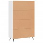 Aparador alto madera de ingeniería blanco 69,5x31x115 cm de vidaXL, Aparadores - Ref: Foro24-828204, Precio: 89,52 €, Descuen...