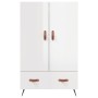 Aparador alto madera de ingeniería blanco brillo 69,5x31x115 cm de vidaXL, Aparadores - Ref: Foro24-828206, Precio: 91,71 €, ...