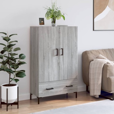 Aparador alto madera de ingeniería gris Sonoma 69,5x31x115 cm de vidaXL, Aparadores - Ref: Foro24-828242, Precio: 94,16 €, De...