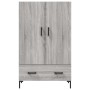 Aparador alto madera de ingeniería gris Sonoma 69,5x31x115 cm de vidaXL, Aparadores - Ref: Foro24-828242, Precio: 94,16 €, De...