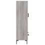 Aparador alto madera de ingeniería gris Sonoma 69,5x31x115 cm de vidaXL, Aparadores - Ref: Foro24-828242, Precio: 94,16 €, De...