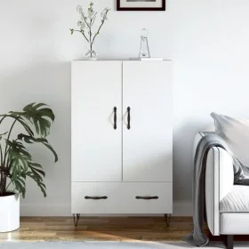 Hohes Sideboard aus weißem Holzwerkstoff, 69,5 x 31 x 115 cm von vidaXL, Sideboards - Ref: Foro24-828228, Preis: 85,93 €, Rab...