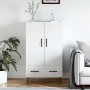 Aparador alto madera de ingeniería blanco 69,5x31x115 cm de vidaXL, Aparadores - Ref: Foro24-828228, Precio: 86,95 €, Descuen...