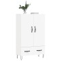 Aparador alto madera de ingeniería blanco 69,5x31x115 cm de vidaXL, Aparadores - Ref: Foro24-828228, Precio: 86,95 €, Descuen...