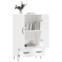 Aparador alto madera de ingeniería blanco 69,5x31x115 cm de vidaXL, Aparadores - Ref: Foro24-828228, Precio: 86,95 €, Descuen...