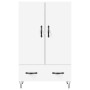 Aparador alto madera de ingeniería blanco 69,5x31x115 cm de vidaXL, Aparadores - Ref: Foro24-828228, Precio: 86,95 €, Descuen...