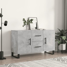 Aparador de madera de ingeniería gris hormigón 100x36x60 cm de vidaXL, Aparadores - Ref: Foro24-828200, Precio: 124,46 €, Des...