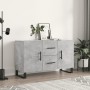 Aparador de madera de ingeniería gris hormigón 100x36x60 cm de vidaXL, Aparadores - Ref: Foro24-828200, Precio: 124,46 €, Des...