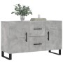 Aparador de madera de ingeniería gris hormigón 100x36x60 cm de vidaXL, Aparadores - Ref: Foro24-828200, Precio: 124,46 €, Des...
