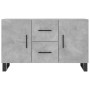 Aparador de madera de ingeniería gris hormigón 100x36x60 cm de vidaXL, Aparadores - Ref: Foro24-828200, Precio: 124,46 €, Des...