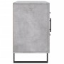 Aparador de madera de ingeniería gris hormigón 100x36x60 cm de vidaXL, Aparadores - Ref: Foro24-828200, Precio: 124,46 €, Des...
