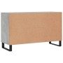 Aparador de madera de ingeniería gris hormigón 100x36x60 cm de vidaXL, Aparadores - Ref: Foro24-828200, Precio: 124,46 €, Des...