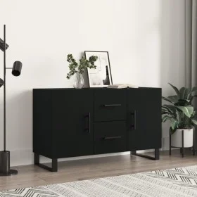 Aparador de madera de ingeniería negro 100x36x60 cm de vidaXL, Aparadores - Ref: Foro24-828197, Precio: 100,41 €, Descuento: %