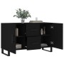 Aparador de madera de ingeniería negro 100x36x60 cm de vidaXL, Aparadores - Ref: Foro24-828197, Precio: 109,30 €, Descuento: %