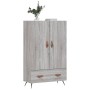 Aparador alto madera de ingeniería gris Sonoma 69,5x31x115 cm de vidaXL, Aparadores - Ref: Foro24-828210, Precio: 89,04 €, De...