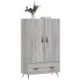 Tall Sonoma gray engineered wood sideboard 69.5x31x115 cm by vidaXL, Sideboards - Ref: Foro24-828210, Price: 88,00 €, Discoun...