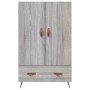 Aparador alto madera de ingeniería gris Sonoma 69,5x31x115 cm de vidaXL, Aparadores - Ref: Foro24-828210, Precio: 89,04 €, De...