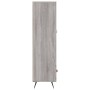 Aparador alto madera de ingeniería gris Sonoma 69,5x31x115 cm de vidaXL, Aparadores - Ref: Foro24-828210, Precio: 89,04 €, De...