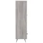 Tall Sonoma gray engineered wood sideboard 69.5x31x115 cm by vidaXL, Sideboards - Ref: Foro24-828210, Price: 88,00 €, Discoun...
