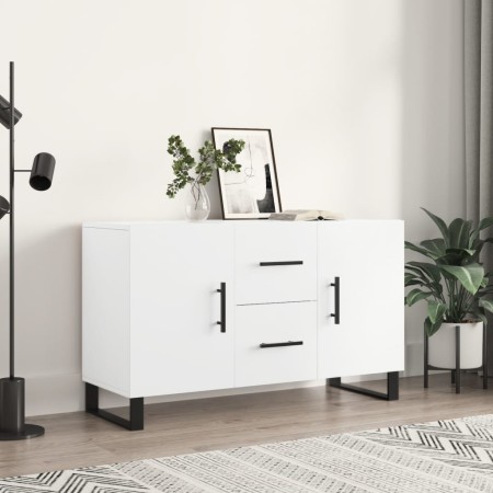 Aparador de madera de ingeniería blanco 100x36x60 cm de vidaXL, Aparadores - Ref: Foro24-828196, Precio: 92,09 €, Descuento: %